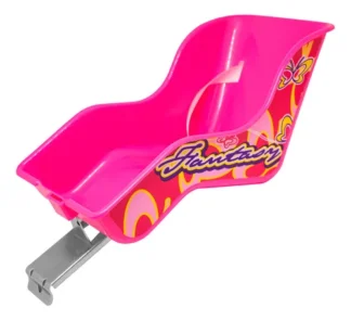 Sillita Trasera Porta Muñeca Para Bicicleta Infantil Color Rosa