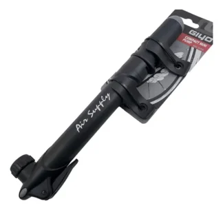 Minibomba de bicicleta Giyo GP45-L de 80 psi, color negro