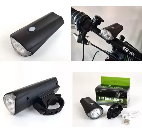 Luz Led Con Soporte Delantera Recargable con USB - Image 4