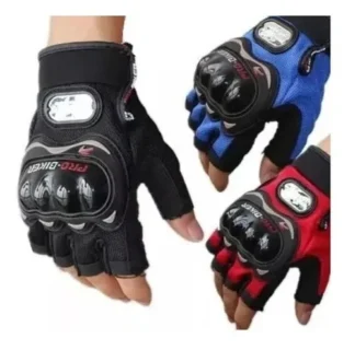 Guantes Pro-biker Dedo Corto Protección Moto Bici Motosjonte