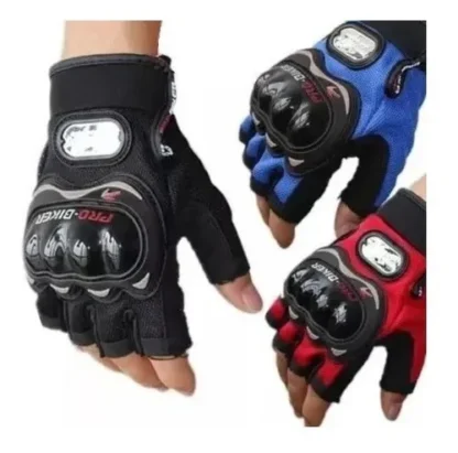 Guantes Pro-biker Dedo Corto Protección Moto Bici Motosjonte