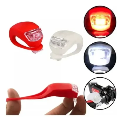Luces Led Silicona Roja y Blanca Con Batería - Image 3