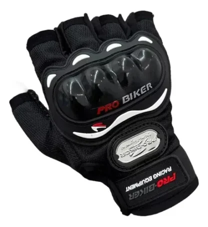 Guantes Pro-biker Dedo Corto Protección Moto Bici Motosjonte - Image 3