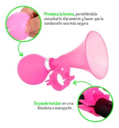 Bocina Retro, Corneta De Plástico. Varios Colores. - Image 4