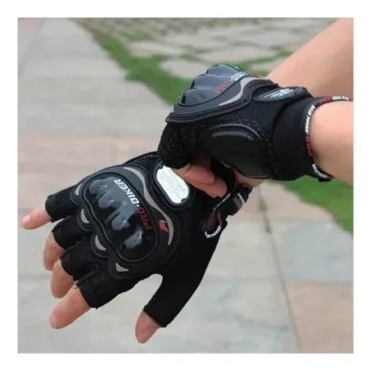 Guantes Pro-biker Dedo Corto Protección Moto Bici Motosjonte - Image 5