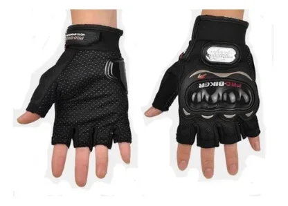 Guantes Pro-biker Dedo Corto Protección Moto Bici Motosjonte - Image 6