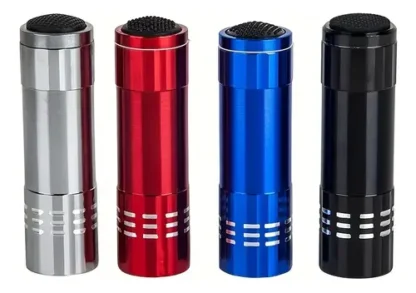 Mini Linterna Leds Metálica Potencia A Pila - Image 5