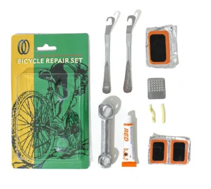 Kit Para Reparar Bicicletas Pegamento + Llave + 3 Parches - Image 2