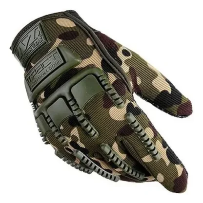 Guantes Tácticos Camo Dedos Enteros Reforzado - Image 4