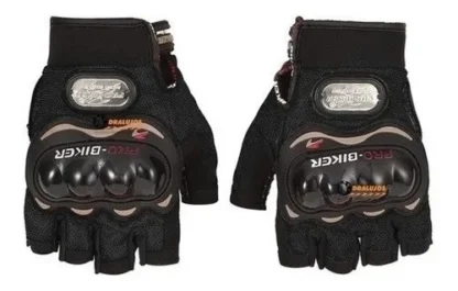 Guantes Pro-biker Dedo Corto Protección Moto Bici Motosjonte - Image 9
