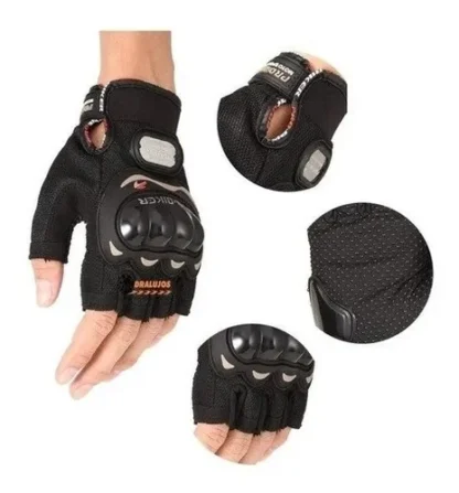 Guantes Pro-biker Dedo Corto Protección Moto Bici Motosjonte - Image 10