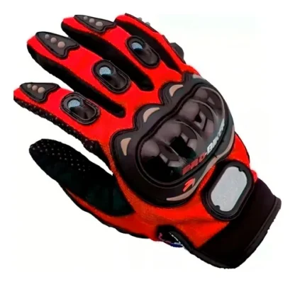 Guantes Pro Biker Protecciones Nudillos Grip Táctiles - Image 3