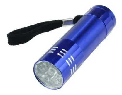 Mini Linterna Leds Metálica Potencia A Pila - Image 8